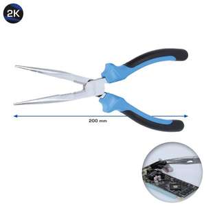 BRILLIANT TOOLS - BT062901 Needle-<b>nose</b> <b>plier</b> 200 mm - EAN 4042146833063 <b>PLIERS</b> AND CUTTERS <b>ROUND</b> <b>NOSE</b> <b>PLIERS</b> - Product Image 2