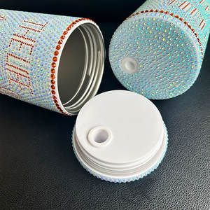 Tumbler 'The Life of a Showgirl' da 40oz, Bicchiere con Strass, Bottiglia d'Acqua Isolata Portatile di Grande Capacità con Coperchio e Cannuccia - Product Image 5