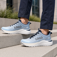 Chaussures décontractées personnalisées de haute qualité pour hommes, baskets respirantes avec empeigne en maille Fly Knit, chaussures de sport absorbant les chocs pour la marche