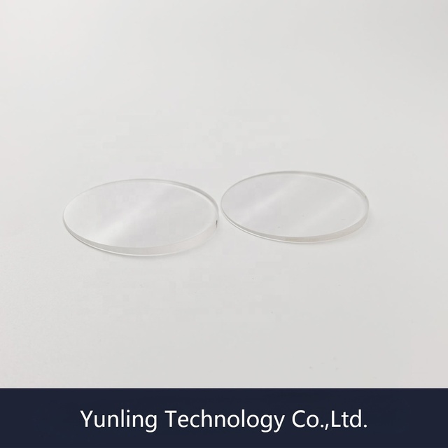 Yun-L Clear Transparent Polished Corrosion Resistant Quartz Glass Substrate Plate Model YunL-W10 for Laboratory Chemical