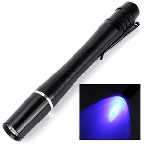 Modern UV <b>LED</b> 395nm Blacklight Flashlight Pen Waterproof Durable Built-In Battery Detector for Pet Urine <b>Bed</b> Bugs Safe Stylish - Product Image 1