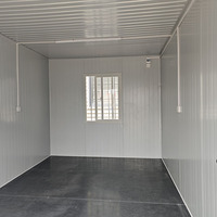 Maison préfabriquée en conteneur à assemblage rapide, conteneur en acier imperméable avec panneaux sandwich, bureau en conteneur pour la construction, maison temporaire