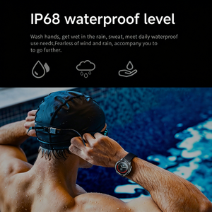 สมาร์ทวอทช์ Android Call Fitness AMOLED IP68 หน้าจอสัมผัส ชาร์จแม่เหล็ก นาฬิกาปลุก ปฏิทิน แฟชั่นกลางแจ้ง สายซิลิโคน - Product Image 4