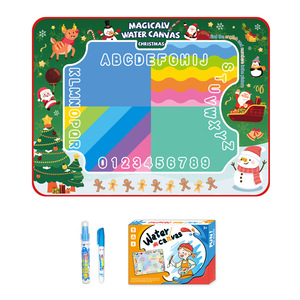 Jouets Montessori pliables et portables, tapis à dessin, toile <span class=keywords><strong>magique</strong></span> activée par l'eau - Product Image 4