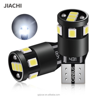 JiaChi Factory Super Bright 2835chip Series Canbus Error Free T10 W5W Led Bulb Light 2825 168 Auto Car License Plate Lamp 12-24v
