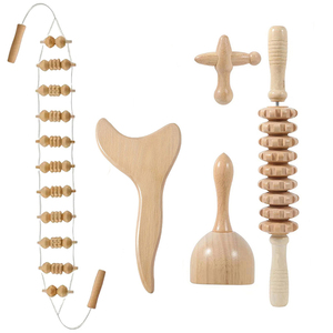 Terapia de madera Taza de masaje <span class=keywords><strong>sueca</strong></span> Herramientas de reflexología Herramientas de masaje <span class=keywords><strong>corporal</strong></span> de madera - Product Image 2