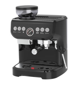 Cafetera Profesional de Granos a Taza, Semiautomática, para Capuchino, Cafetera Doméstica, Máquina de Espresso con Sistema de Preparación - Product Image 3