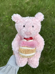 ตุ๊กตา<span class=keywords><strong>หมี</strong></span>สีชมพูสไตล์เค้กสตรอว์เบอร์รี่ Jellycat รุ่นใหม่<span class=keywords><strong>ป</strong></span>ี 2025 ของเล่นตุ๊กตาขนนุ่มสำหรับเด็ก ของขวัญน่ากอด รุ่น<span class=keywords><strong>ลิ</strong></span>มิเต็ดเซี่ยงไฮ้ สำหรับขายข้ามประเทศ - Product Image 6