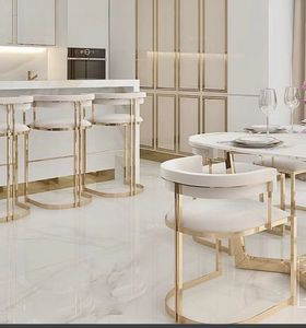 Chaise haute à pied haut en acier inoxydable doré, <span class=keywords><strong>tabouret</strong></span> <span class=keywords><strong>de</strong></span> <span class=keywords><strong>bar</strong></span> en velours pour fête, événement, club, vente chaude - Product Image 1