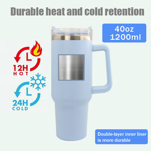 Vaso Térmico Aislado <span class=keywords><strong>de</strong></span> 40oz, Taza <span class=keywords><strong>de</strong></span> Café <span class=keywords><strong>de</strong></span> Viaje <span class=keywords><strong>de</strong></span> Doble Pared, con Pajita, Diseño Mate para Sublimación, <span class=keywords><strong>Vasos</strong></span> Deportivos <span class=keywords><strong>de</strong></span> Metal - Product Image 5