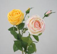 Fleur artificielle de haute qualité, sensation hydratante, cœur rose irlandais, décoration de la maison, touche réelle rose