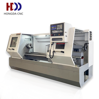 Tour à métaux CNC à lit plat HONGDA Chine, machine suisse de bureau, tour CNC CK6136 CK6140 CK6150