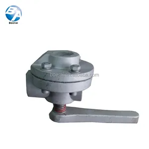 L Type handle abrasive valve for sandblasting pot