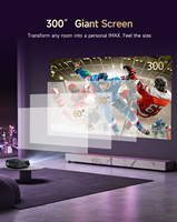 Caiwei A10Q Proyector Exterior Diurno HD 4K 1080p LED
