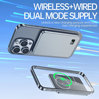 Batería Externa Ultrafina con Carga Inalámbrica Magnética Rápida, Pantalla LED, Portátil, para iPhone, Samsung, Airpods