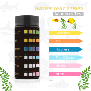 Kit de prueba de agua para <span class=keywords><strong>acuario</strong></span> 6 en 1, tiras de prueba de agua dulce <span class=keywords><strong>y</strong></span> salada PH <span class=keywords><strong>GH</strong></span> <span class=keywords><strong>KH</strong></span> - Product Image 4