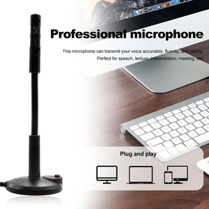 Universal Flexible Desktop Mini USB Stand Microphone for Laptop PC <strong>Computer</strong> <strong>Mic</strong> USB Desktop Microphone - Product Image 6