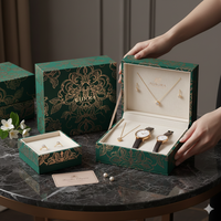 Boîte en carton écologique personnalisée haut de gamme pour accessoires technologiques avec fermeture magnétique robuste et logo en feuille d'or