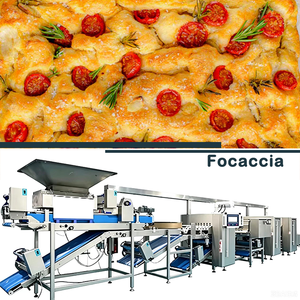 Macchina Industriale Automatica per la Produzione di Focaccia, Linea di Formatura e Cottura della Pasta per Focaccia per Fabbriche - Product Image 1