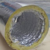ISOKING Conduit flexible isolé en aluminium pour CVC avec contrôle de température pour l'exploitation minière souterraine