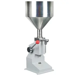 Small semi-automatic liquid handle and self pump filling machine.