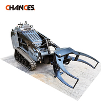 Mini-chargeuse sur chenilles Kubota avec moteur diesel, conforme EPA, commande par joystick hydraulique, hydraulique importé
