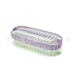 Cepillo de limpieza de plástico Huijie, doble cara, transparente, rosa, morado, para el cuidado del cabello en salón, 9,5x3,7x2,5 cm - Product Image 2