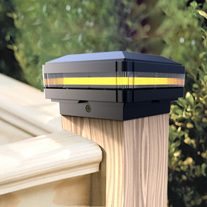 Esterno solare LED recinzione palo luce 4x4 5x5 <span class=keywords><strong>giardino</strong></span> <span class=keywords><strong>illuminazione</strong></span> IP65 per paesaggio percorso pilastro illuminato per recinti - Product Image 3