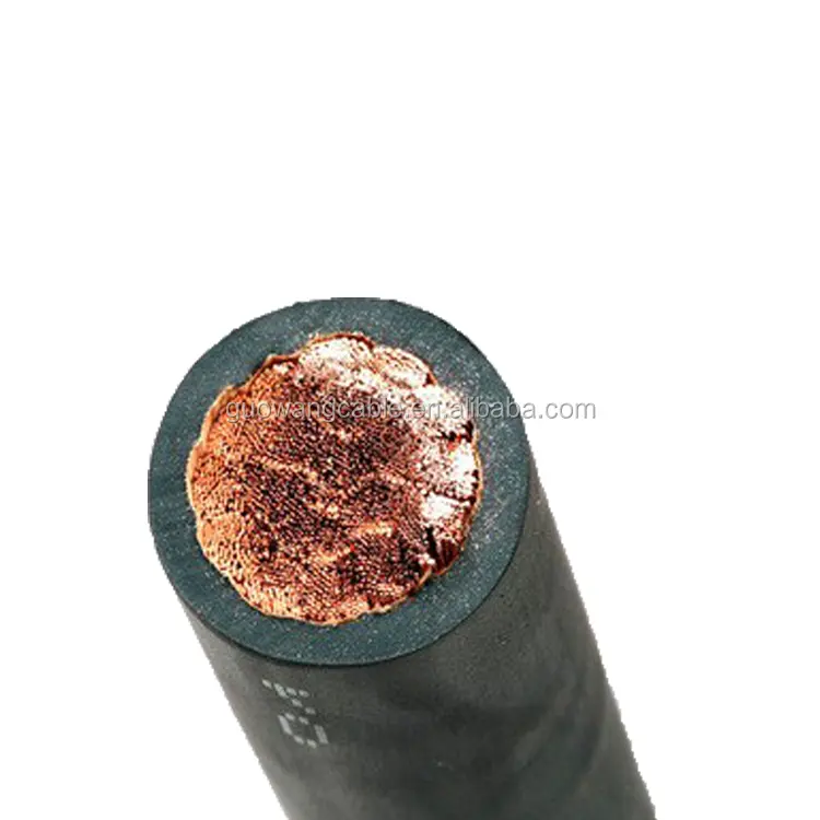 1/0 2/0 3/0 4/0 AWG Copper Core Rubber Jacket High Flexible Welding Machine Cable