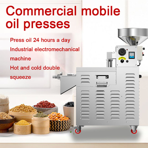 Nhà Máy Bán Hàng Trực Tiếp Thương Mại Tự Động Dầu Báo Chí Hai Mục Đích Cho Lạnh Nóng Cho Đậu Phộng Hạt Thông Ô Liu Óc Chó Điều Kiện Mới - Product Image 1