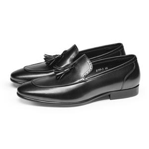 Zapatos de cuero para hombre, estilo inglés, con borlas, formales, casuales, antideslizantes, de cuero vacuno de primera calidad - Product Image 6