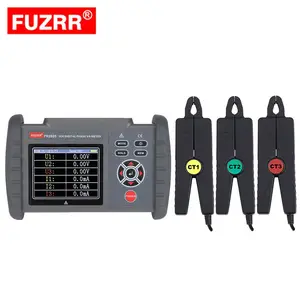 FR2020 3 Three Phase Digital Clamp Phase Meters VA Voltage ammeter Power Meter w/Phase Sequence Test