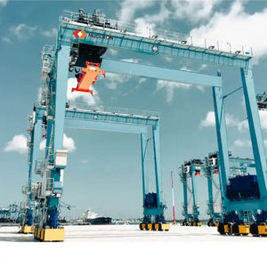 Rtg מנוף נייד 20 רגל 40ft הידראולי מנשא מיכל הרמה גומי צמיג גומי - Product Image 4