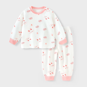 Conjunto de Ropa Interior de Algodón Puro con Dibujos Animados para Niños y Niñas, Pijamas Cálidos para Bebés y Niños Pequeños - Product Image 6
