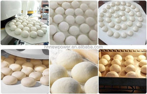 เครื่องทำแป้งขนมปังพิซซ่าเค้กแบบกึ่งอัตโนมัติขนาดเล็ก เครื่องแบ่งแป้งกลมอัตโนมัติเต็มรูปแบบ เครื่องรีดแป้ง เครื่องทำเบเกอรี่ เครื่องตัดแป้ง - Product Image 5