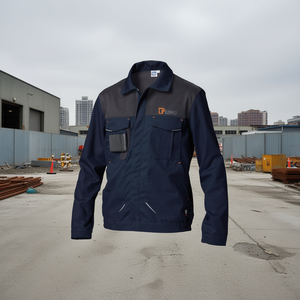 TTAKE Take Easy <b>Jacket</b> Workwear Blue 3XL Durable <b>Utility</b> Coat - Product Image 3