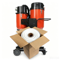 Sacs de collecte de poussière professionnels robustes, pliables, en polyéthylène, faciles à distribuer, 10 pièces par rouleau