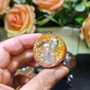 Esfera de Cristal en Oferta, Bola Pulida de Cuarzo Fantasma, Piedra Preciosa Curativa, Decoración para el Hogar y la Oficina, Adorno Energético para Regalo - Product Image 4