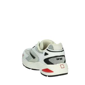 D.A.T.E. Zapatillas Donna W401-SN-ME-WB Blancas/Negras Talla 37, Calzado de Lona Moderno - Product Image 2