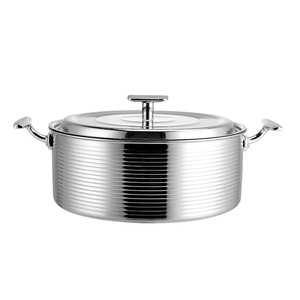 Vendita calda casa ristorante <span class=keywords><strong>3</strong></span> strati in acciaio di alta qualità pentole di pentola calda pentola per cucinare in casseruola - Product Image 3