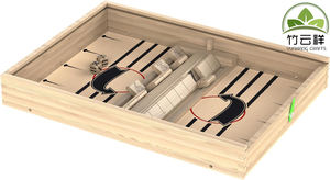 Set di giochi da tavolo in legno per bambini dai 5 ai 7 anni con <span class=keywords><strong>dama</strong></span> di scacchi chiudere la scatola Hockey <span class=keywords><strong>gioco</strong></span> Sling Puck - Product Image 4