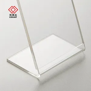 3mm Acrylic L Shape A4/A5/A6 Clear Acrylic Display Stand for Price Tag Label