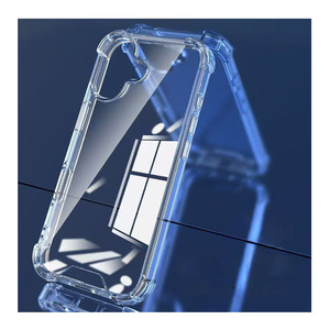 Crystal Clear Hard Back Acrílico Suave TPU Anti-caída A prueba de golpes 2 en 1mm Estuche transparente para <span class=keywords><strong>iPhone</strong></span> 17 Pro Max Air - Product Image 2