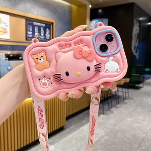 <span class=keywords><strong>Coque</strong></span> de téléphone portable en silicone 3D <span class=keywords><strong>Stitch</strong></span> avec lanière, motif dessin animé tendance, pour <span class=keywords><strong>iPhone</strong></span> 16 15 14 13 17 Pro Max - Product Image 5