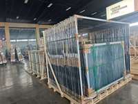 Ventanas francesas Tobogán de PVC Parrillas de vinilo impermeables Ventana corredera de vidrio horizontal Villa UPVC Ventanas de doble acristalamiento
