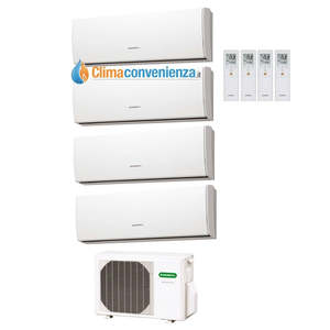 Aire acondicionado Fujitsu General LU Series 9000 + 9000 + 12000 + 12000 Quadri Split Inverter con AOHG30LAT4 9 + 9 + 12 + 12 LUCA - Product Image 1