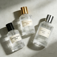 Flacons de parfum cylindriques en verre mat 30ml 50ml 100ml avec pulvérisateur à pompe, étiquette personnalisée, uniques et portables