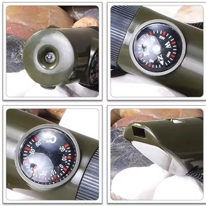 Kit de sauvetage d'urgence multifonctionnel 7 en 1 avec logo personnalisé Sifflet Acmé de poche Boussole Pointeur Navigation portable Vente en gros - Product Image 6