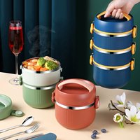 LFS Nouvelle Arrivée Acier Inoxydable Thermique École Enfants Enfants Tiffin Bento Boîte À Lunch Avec Sac Boîte À Lunch