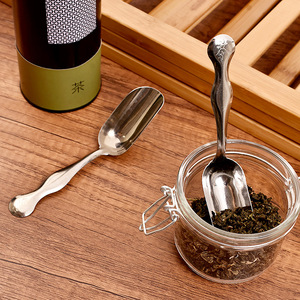 Stainless Steel Tea <b>Spoon</b> Minimalist Design Flat Shape Durable For Tea Enthusiasts Zhejiang Origin - Product Image 2